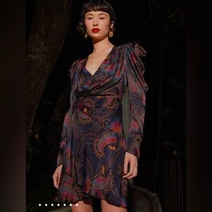 FARM Rio toucans mini dress